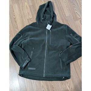 Baerskin Tactical Hoodie 4.0 Mens Medium Weather Fleece Zip Up Jacket Green